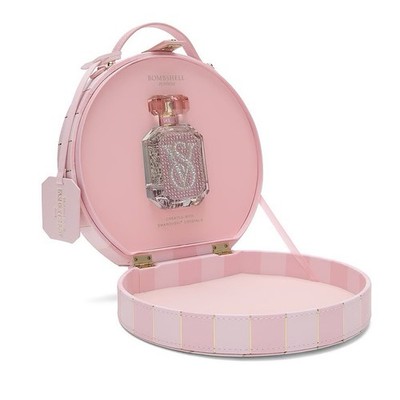 【希少レア‼️】イマン(imane) ポワージュピンク　BOX缶 VICTORIA SECRET BOMBSHELL RUNWAY SWAROVSKI LIMITED EDITION EAU DE