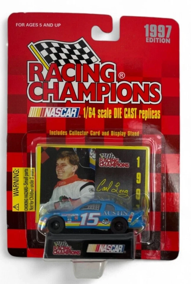 RARE 1997 Carl Long Racing Champions #15 Austin Crackers 1/64 Diecast NASCAR - Image 2 of 4