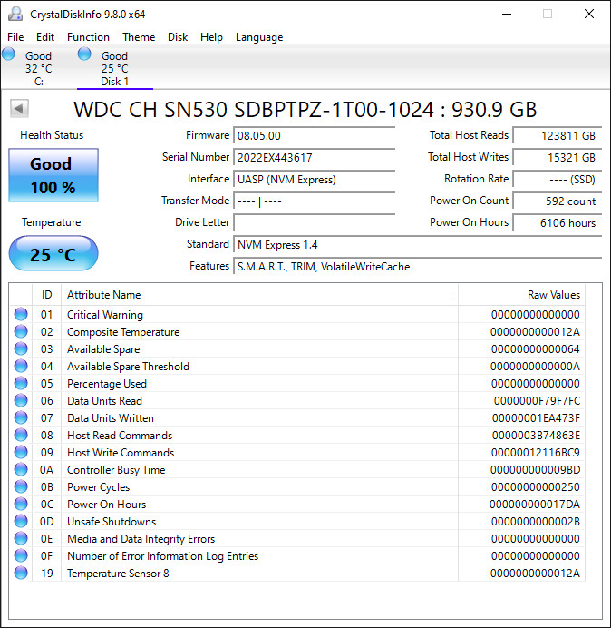 Western Digital NVMe M.2 2230 SSD 1 TB foto 3