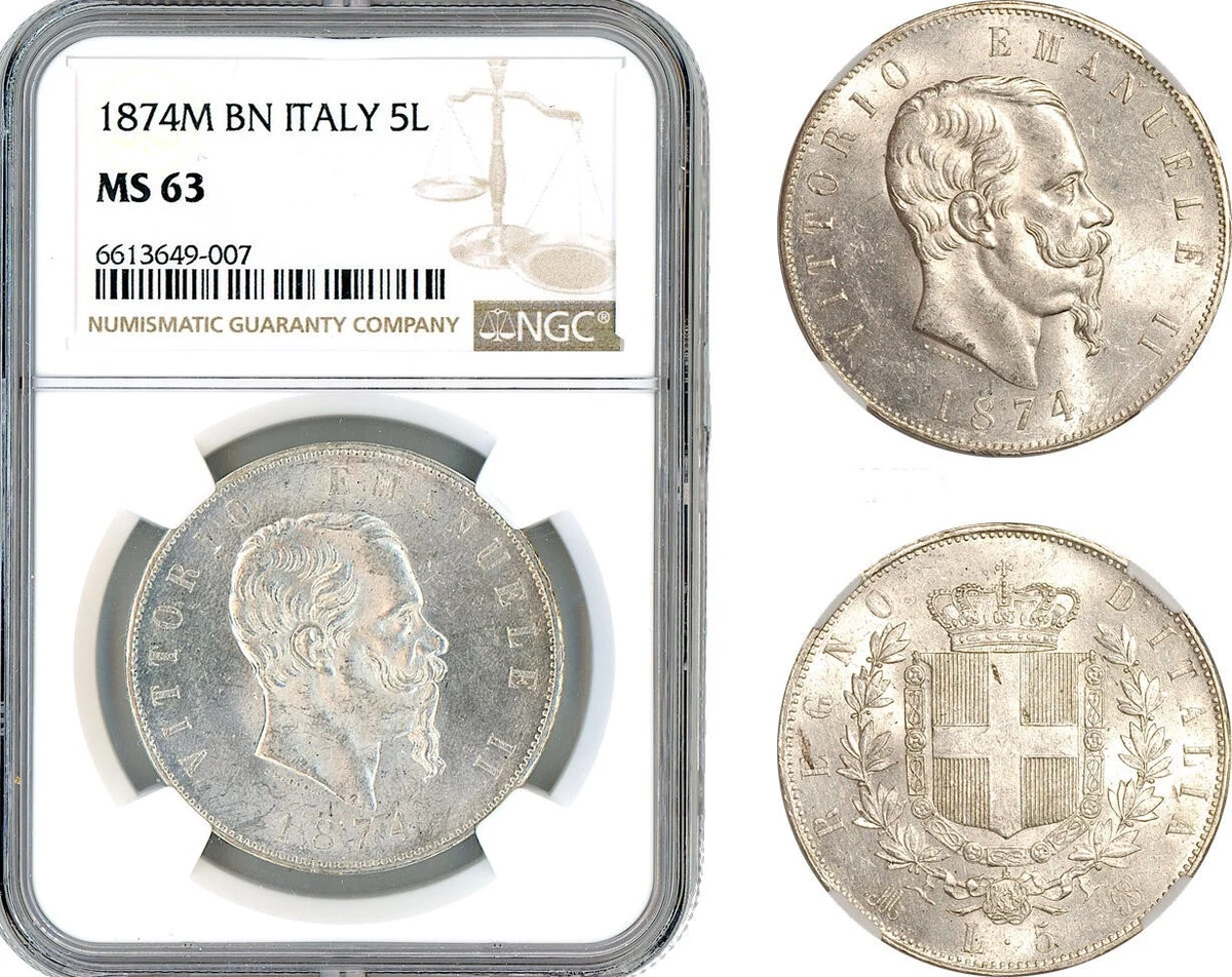 1874 Year Italian Coins (1861-Now) for sale | eBay