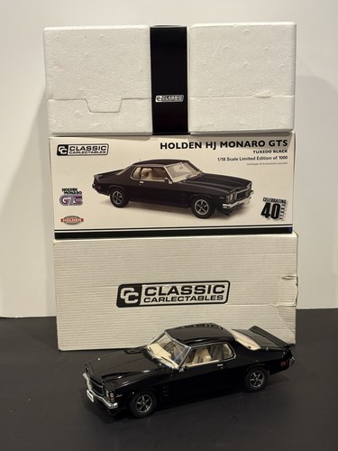 1:18 Rare Tuxedo Black Holden HS Monaro GTS Classic Carlectable Number 354- 1000 - Picture 6 of 7