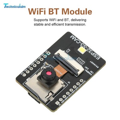 ESP32-S3-CAM WiFi Bluetooth Development Board Visual Recognition Module Type-C