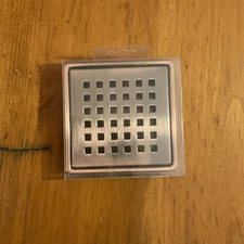 Dural Showereasy Shower 4 in. Bronze Square Grid Drain Grate 4" SKU# DC-BBRNZ-4