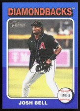 2024 Topps Heritage High Number JOSH BELL Blue Border SP Card #529