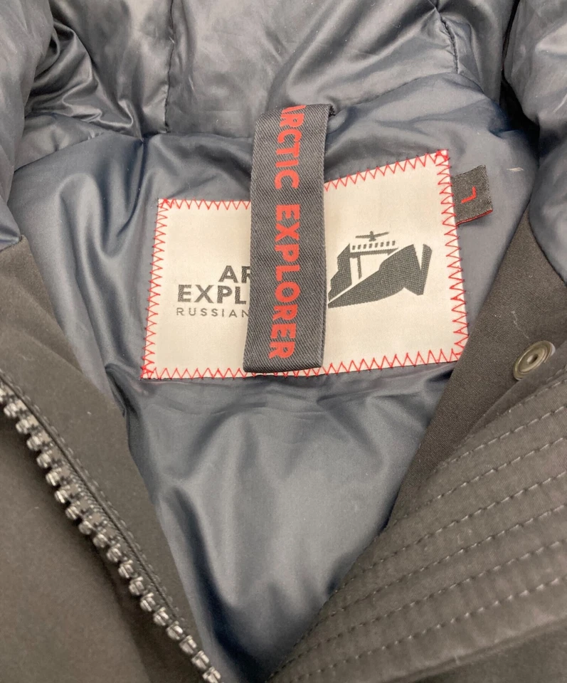 ARCTIC EXPLORER Arctic Explorer Down Jacket Size: L Black Men - Image 3 of 4