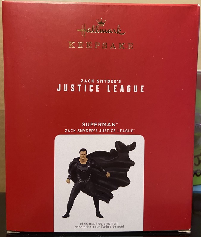 2021 Hallmark *SUPERMAN* Zach Snyders Justice League Keepsake Ornament DC Comics