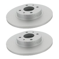 2 Bremsscheiben Voll Ø 257 Mm Triscan Bremsen-Expertise FüR U.A. Fiat 500