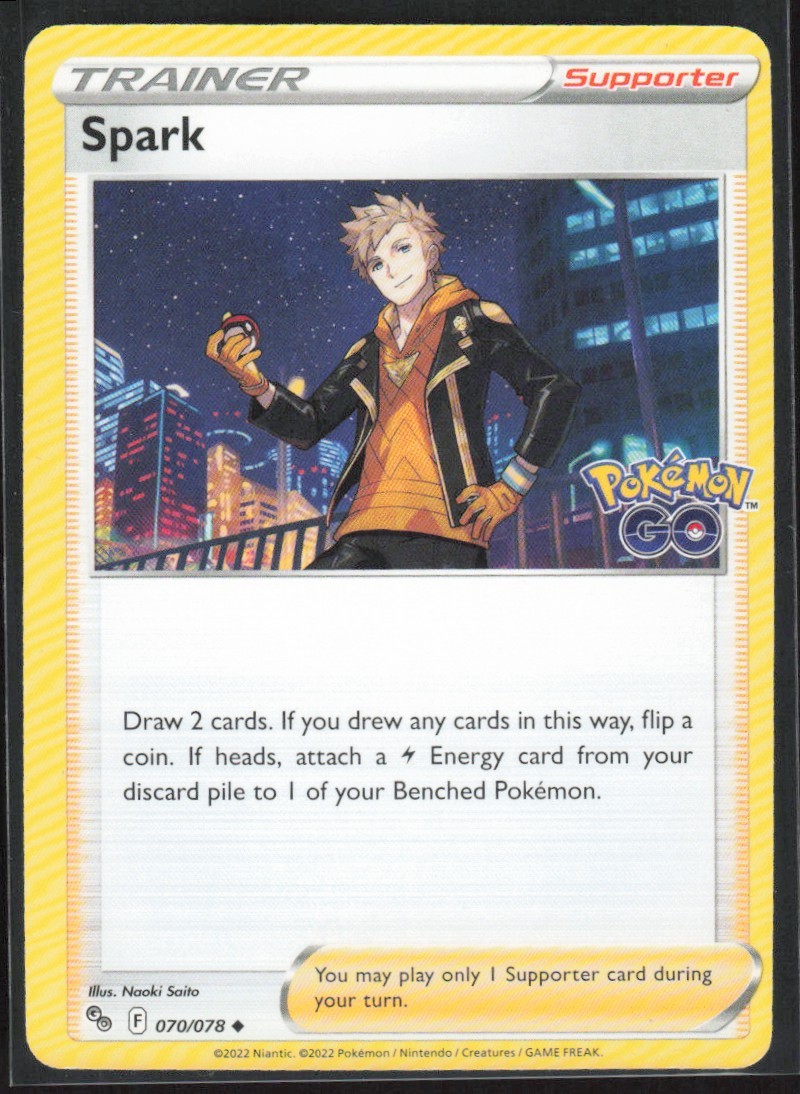 2022 Sword & Shield - Pokémon GO Spark Uncommon #70