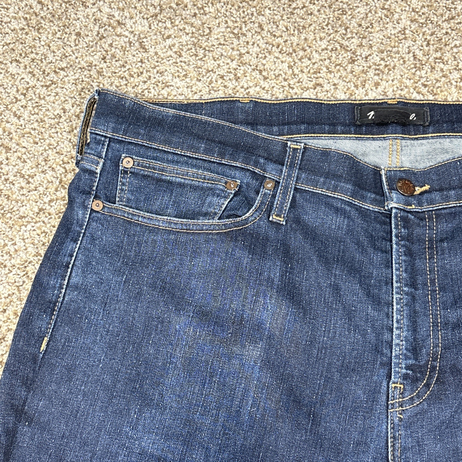 Madewell Jeans Blue Slim Fit Pants Casual Denim Mens Size 40x34 (40x32) - View 3