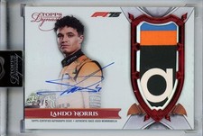 2025 Topps Dynasty F1 LANDO NORRIS On card Auto Patch Relic /5 #DAP-LNOVI sealed