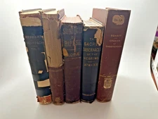 Classic & Rare 19th Century Theology Commentary 5-Vol LOT Schaff Eadie Delitzsch