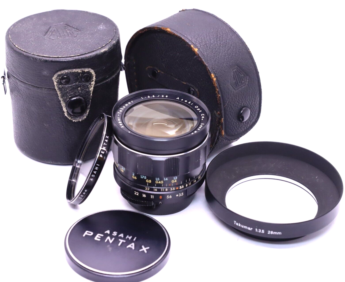 レンズ(単焦点) ASAHI pENTAX TAkUMAR 28mmF3.5 Legacy Lens Review: Super-Takumar 28mm f3.5 - The Noisy Shutter