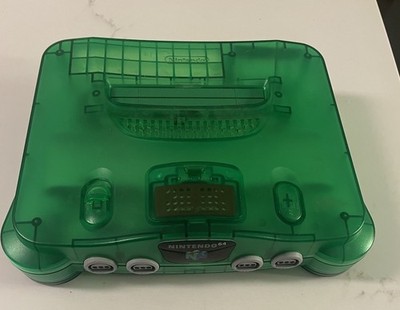 Nintendo 64 Jungle Green Console With Expansion Pak: No Cracks