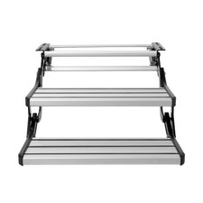 Uimoso Rv Steps 2-step Manual Retractable Rv Stairs 440 Lbs Rv Trailer Camper