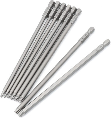 8 Stück Torx Lang Schraubendreher Bit Set 150mm Magnetisch T8-T40 S2 Stahl