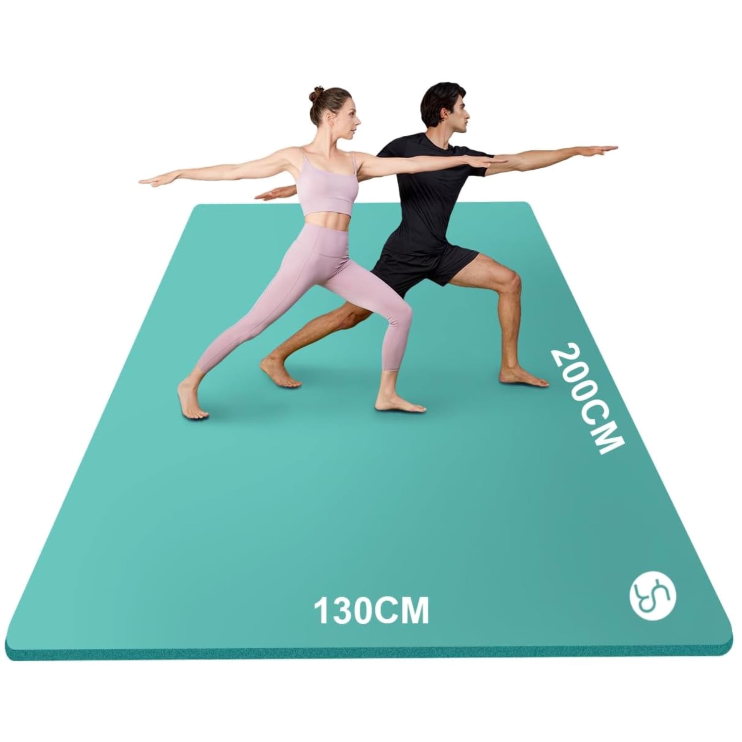 Extra große NBR Yogamatte 200x130cm – Ideal für Familie und Kinder-Aktivitäten