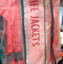 Red Adult Life Jacket Flotation Vest PFD Model 202 MPN 202