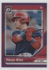 2024 Panini Donruss Optic Purple Prizm /49 Masyn Winn #93 Rookie RC