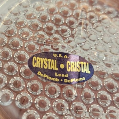 VTG Nature's Finest USA Lead Crystal Coasters Set of 4 (G7-470)