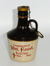 Antique Wm Foust Distillery Jug ~ Glen Rock P...