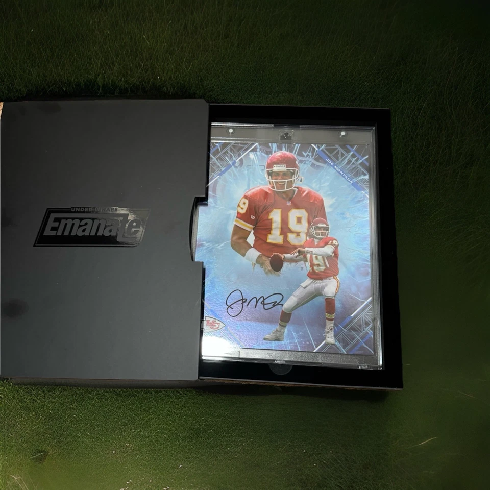 Joe Montana Fanatics Under Wraps Emanate Blue Edition 2025 #8 de 10. Foto 2 de 4