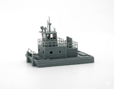 N Scale 1/160 River Tug  500hp | Whistle Stop Models