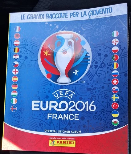 Album Panini Uefa Euro 2016 France vuoto (+6 stickers allegati)