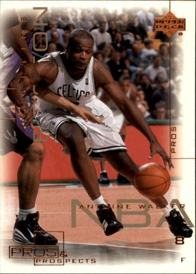 #ad #ad 2000 01 Upper Deck Pros and Prospects #6 Antoine Walker BSK $0.99
