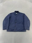 Vintage 1960s USN N-4 Navy Blue Utility Deck Jacket Size 42 Vietnam War Military