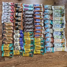 Lot 79 Protein Snack Bars Kind Fulfil Nugo Nicks Luna Kodiak One Clif Nut Butter