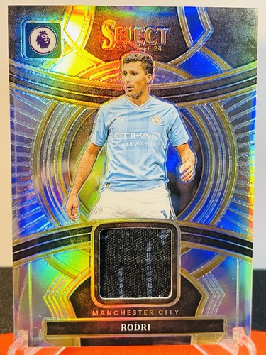 2023-24 Select Premier League Rodri #SS-R Select Swatches Silver Manchester City