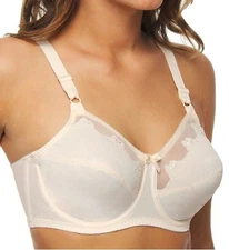 Bali Flower Comfort U Back Bra Size 36  DD Underwire 