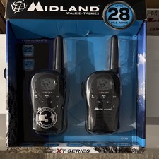 Midland XT28 Walkie-Talkie XT Series 22 Channels Water Resistant 28 Mile Range