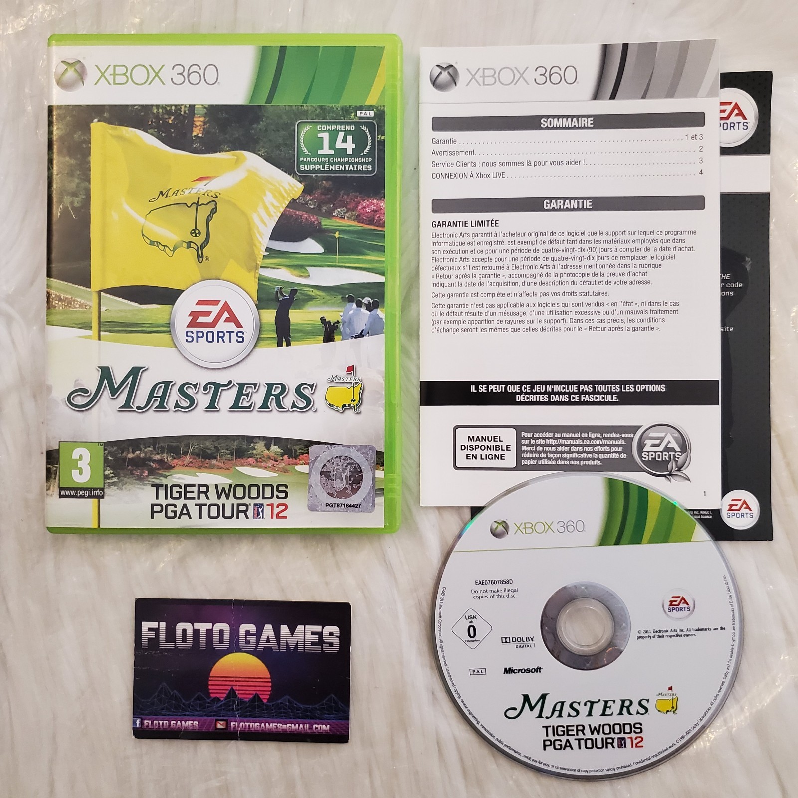 Jeu Tiger Woods PGA Tour 12 Masters pour XBOX 360 Complet PAL FR - Floto Games