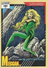 1991 Marvel Universe #37 Meggan