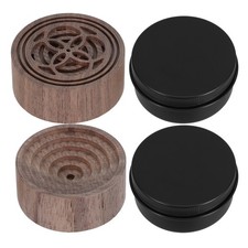 2 Pcs Diffuseur D'huiles Essentielles Bois De Voiture Aroma D'air Petit