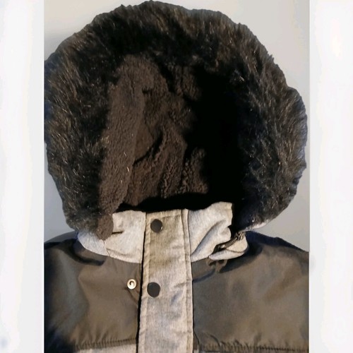 Members Mark Kleinkind Junge Kapuze gefütterter Wintermantel Größe 6 A344 - Bild 3 von 6