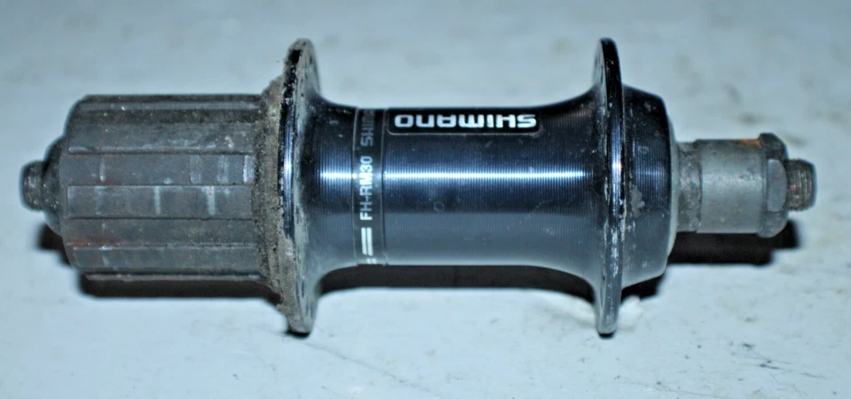 Задняя велосипедная втулка Shimano FH-RM30 Freehub черная 135 мм 36H MTB Tour Fast USA Shipper! - Изображение 4 из 4