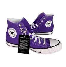 NEW Converse Chuck Taylor All Star Hi B Grade Purple White Mens Size 8 137833F
