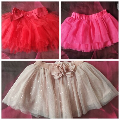 Next H&M F&F Mädchen Tutu Rock Paket Set Gr. 18-24 Monate