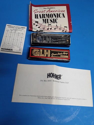Vintage Harmonica Hohner Great little harp GLH 4"