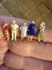 VTG Lot Of 5  Teeny Tiny Mini Towns People Fi...