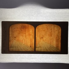 North Gallery Palace Versailles France Stereoview Hold-To-Light c1850s XT2188