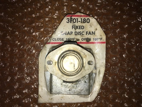 White-Rodgers 3F01-180 Fixed Setting Snap Disc Control Close 180F - Open 160F