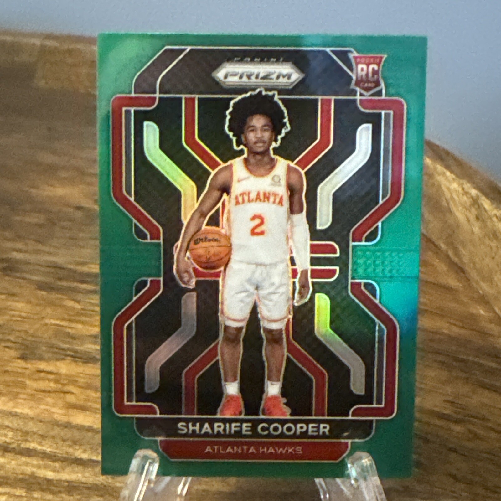 2021-22 Panini Prizm - Green Prizm #280 Sharife Cooper (RC)