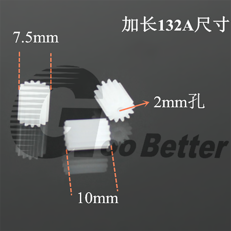 Ritzelwelle 200 Stück - 6mm Mini-Zahnräder 0,5 Modul Für Modellbau