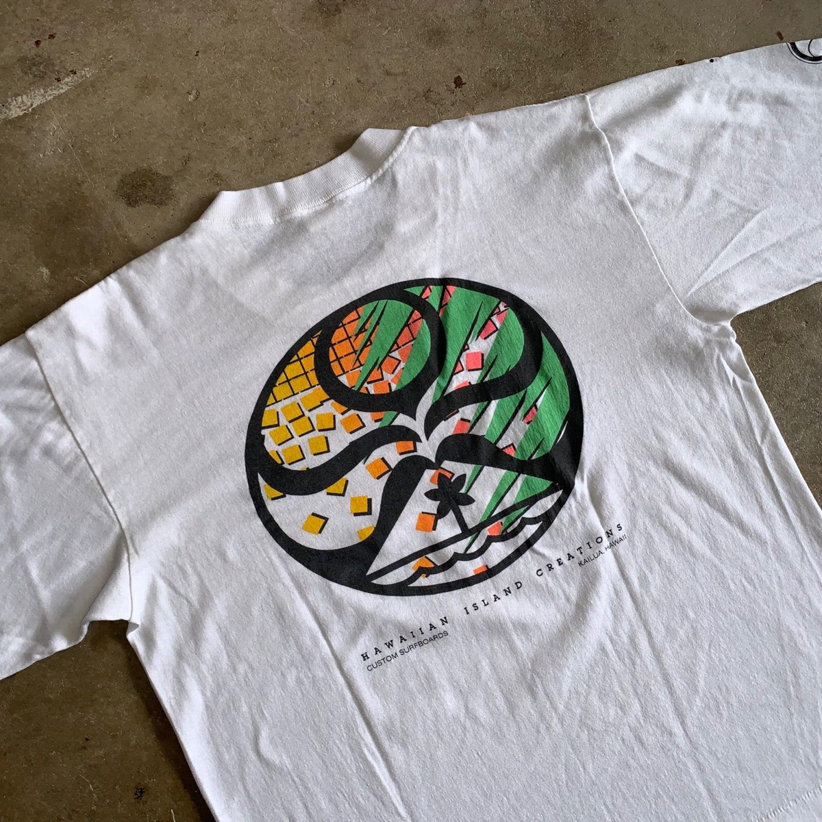 80s VINTAGE HAWAIIAN ISLAND CREATIONS HIC T-SHIRT SZ S HAWAII