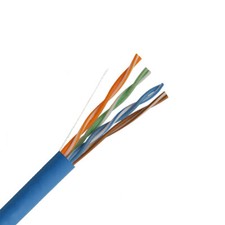 Vertical Cable 156-201/P/BL Cat5e 4-Pair Solid Bare Copper Data Cable