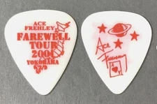 ⚡️Rarer KISS Ace Frehley Farewell Glow in the dark guitar pick - Yokohama, Japan