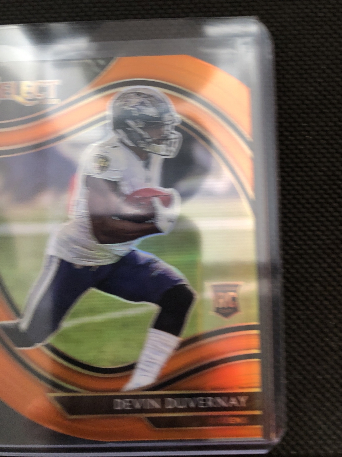 Devin Duvernay Orange Field Level Holo Die Cut RC 2020 Panini Select